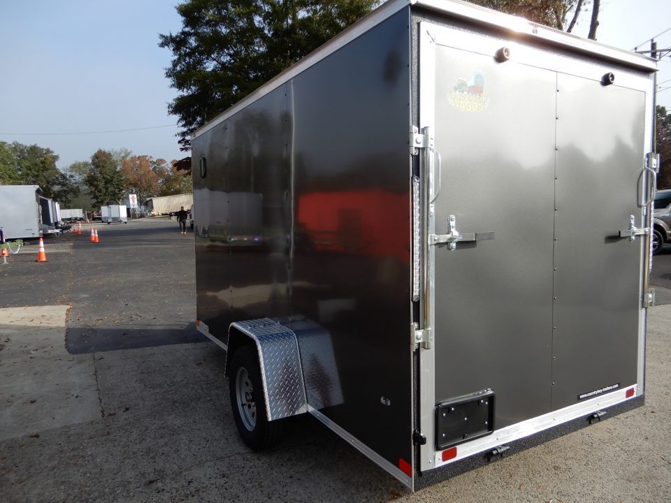 New 2026 Covered Wagon 6X12' Enclosed, 6'6" Height