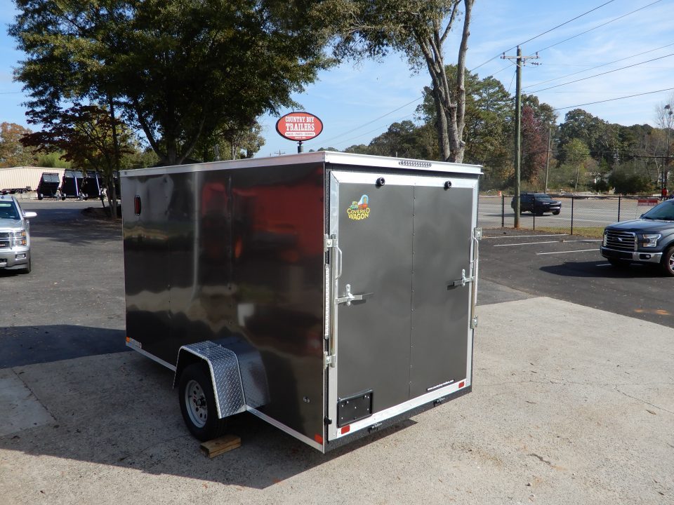 New 2026 Covered Wagon 6X12' Enclosed, 6'6" Height