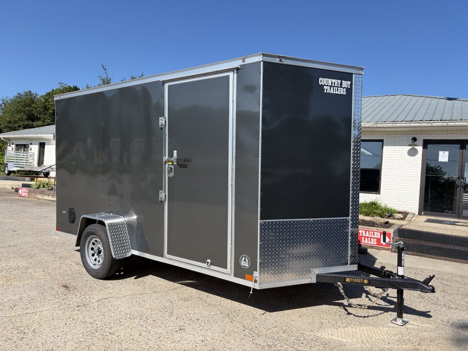 New 2026 Covered Wagon 6X12' Enclosed, 6'6" Height