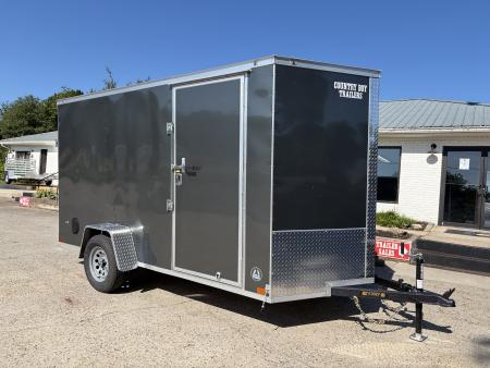 New 2026 Covered Wagon 6X12' Enclosed, 6'6" Height