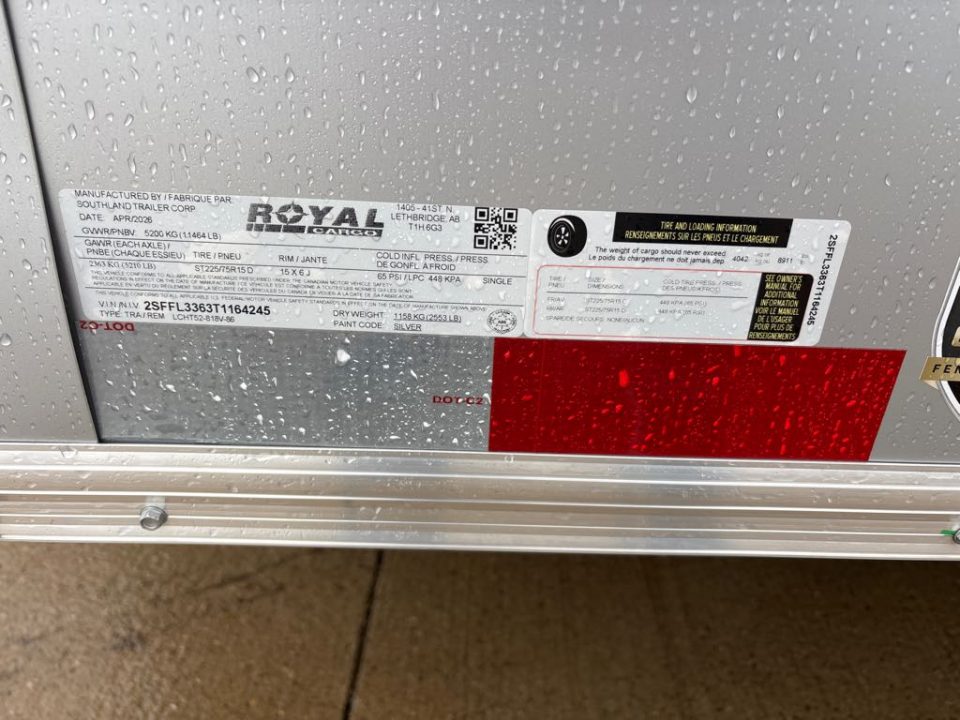 New 2026 SOUTHLAND TRAILER CORP. LCHT52-818V-86B Car / Racing Trailer