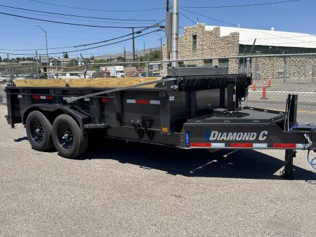 New 2026 Diamond C LPT 14' Pacesetter Edition - 15.5K Telescopic Dump Trailer