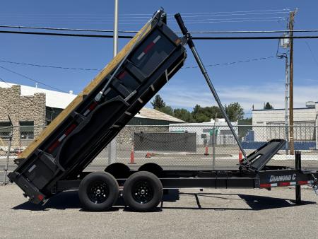 New 2026 Diamond C LPT 14' Pacesetter Edition - 15.5K Telescopic Dump Trailer