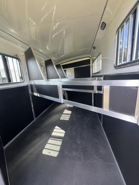 New 2027 Shadow Pro Series 4H 9' LQ with Slide Horse Trailer Horse Trailer