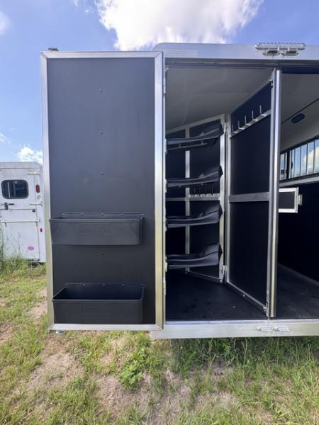 New 2027 Shadow Pro Series 4H 9' LQ with Slide Horse Trailer Horse Trailer