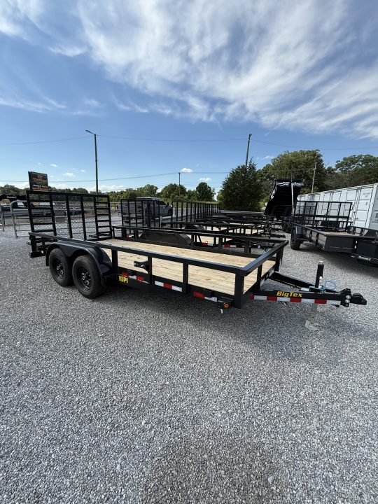 New 2026 Big Tex 10 PI 16’ Utility Trailer, GVWR 9990, HEAVY DUTY SPRING ASSIST RAMP GATE
