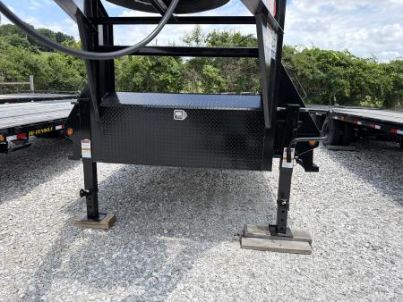 New 2026 Top Hat GN159-25X102 w/ Jumbo Ramps Flatbed Trailer