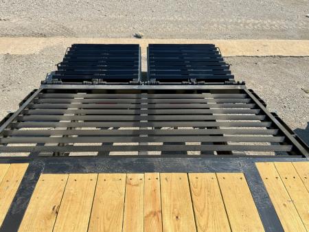 New 2026 Top Hat GN159-25X102 w/ Jumbo Ramps Flatbed Trailer