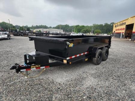 New 2027 Big Tex Trailers 7x14 14LX 14K w/ Slide-In Ramps Dump Trailer