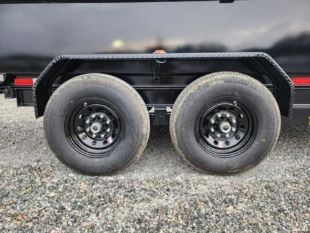 New 2027 Big Tex Trailers 7x14 14LX 14K w/ Slide-In Ramps Dump Trailer