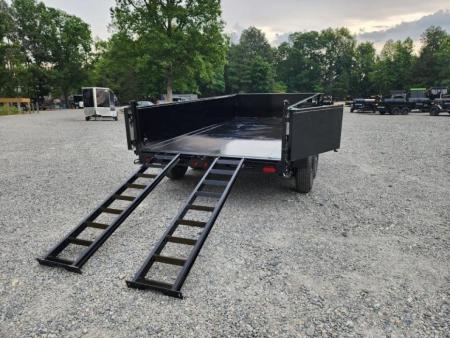 New 2027 Big Tex Trailers 7x14 14LX 14K w/ Slide-In Ramps Dump Trailer
