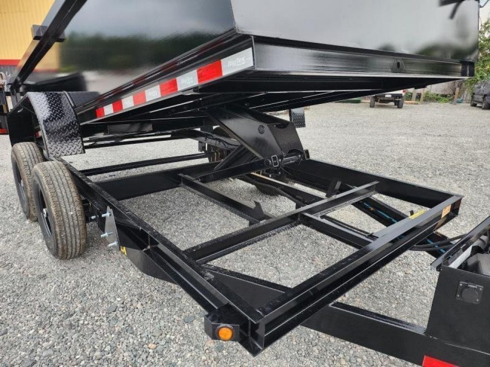 New 2027 Big Tex Trailers 7x14 14LX 14K w/ Slide-In Ramps Dump Trailer
