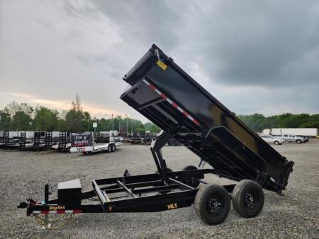 New 2027 Big Tex Trailers 7x14 14LX 14K w/ Slide-In Ramps Dump Trailer