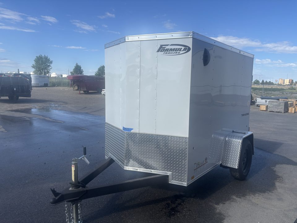 New 2026 Formula Trailers 5 X 8 ENCLOSED, REAR RAMP Cargo / Enclosed Trailer