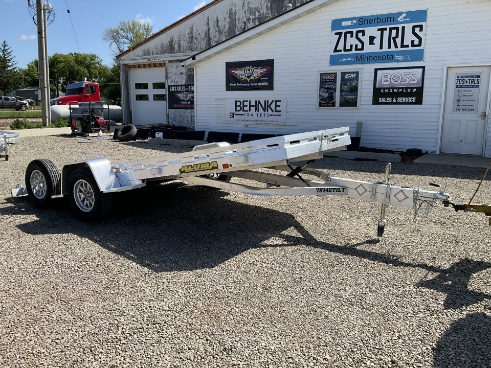New 2027 Aluma 7814S-TILT Utility Trailer