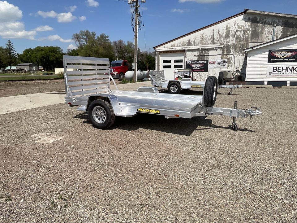 New 2027 Aluma 7210H-STG Utility Trailer