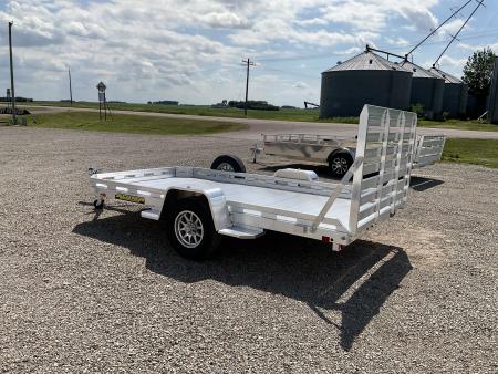 New 2027 Aluma 7712H-STG Utility Trailer