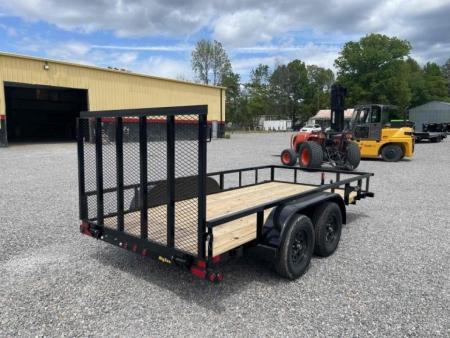 New 2027 Big Tex Trailers 16' 60PI w/ 4' Spring Assist Tailgate Utility Trailer