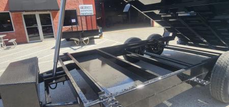 New 7 x 14 Sure-Trac HD Telescopic 4ft High Sides Dump Trailer 14k