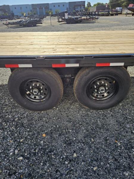 New 2027 Big Tex Trailers 20' 14OE 14K Flat Bed Trailer w/ Slide In Ramps Deckover Trailer