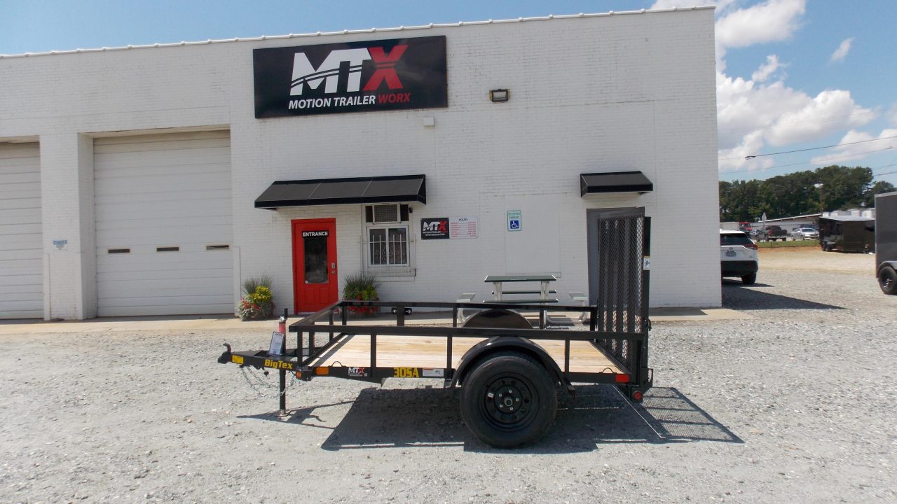 New 2027 Big Tex Trailers 5x8 30SA w/ Gate Utility Trailer