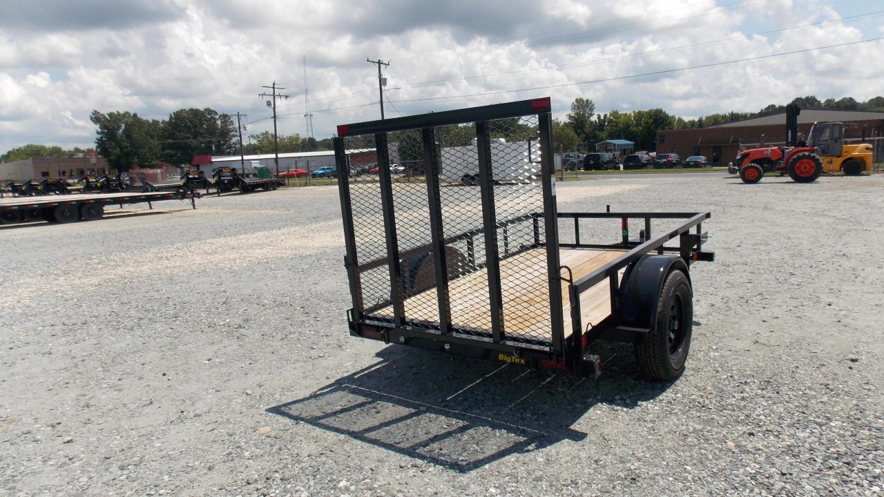 New 2027 Big Tex Trailers 5x8 30SA w/ Gate Utility Trailer