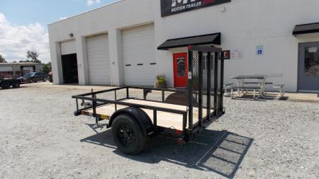 New 2027 Big Tex Trailers 5x8 30SA w/ Gate Utility Trailer