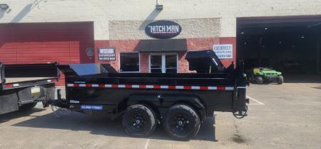 New 6 x 12 Sure-Trac Low-Pro Single Ram Dump Trailer 10k**Stabilizer Jacks & Adjustable Pintle