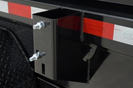 New 6 x 12 Sure-Trac Low-Pro Single Ram Dump Trailer 10k**Stabilizer Jacks & Adjustable Pintle