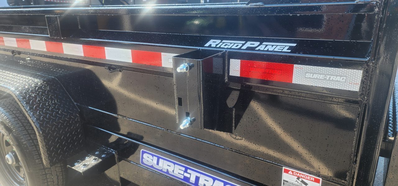 New 6 x 12 Sure-Trac Low-Pro Single Ram Dump Trailer 10k**Stabilizer Jacks & Adjustable Pintle