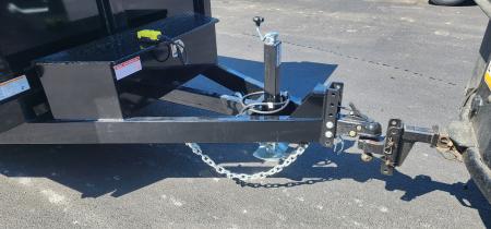 New 6 x 12 Sure-Trac Low-Pro Single Ram Dump Trailer 10k**Stabilizer Jacks & Adjustable Pintle