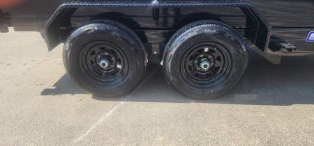 New 6 x 12 Sure-Trac Low-Pro Single Ram Dump Trailer 10k**Stabilizer Jacks & Adjustable Pintle