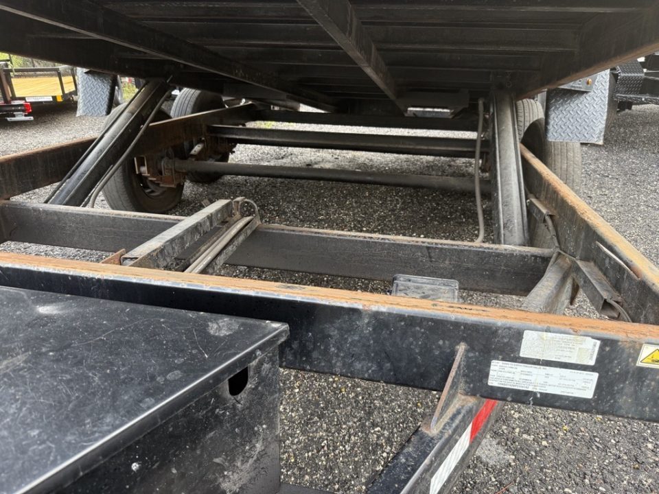 Used 2023 7X14 Tandem Axel Dump Trailer with 2' Sides + Wood