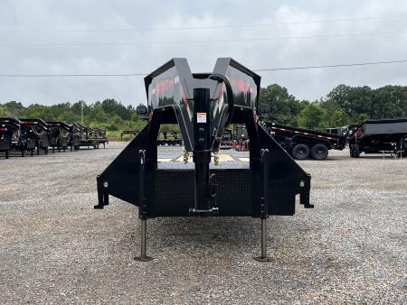 New 2026 MAXXD Gooseneck Flatbed Trailer | 102" x 28' 30K GVWR HYD JACKS
