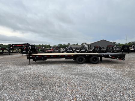 New 2026 MAXXD Gooseneck Flatbed Trailer | 102" x 28' 30K GVWR HYD JACKS