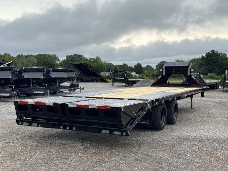 New 2026 MAXXD Gooseneck Flatbed Trailer | 102" x 28' 30K GVWR HYD JACKS