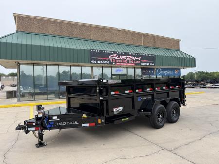 New #388407 2027 Load Trail DL 14 X 83 TANDEM AXLE LOW PRO 14K BUMPER PULL DUMP W/ 3' SIDES & 7 GAUGE FLOOR Dump Trailer