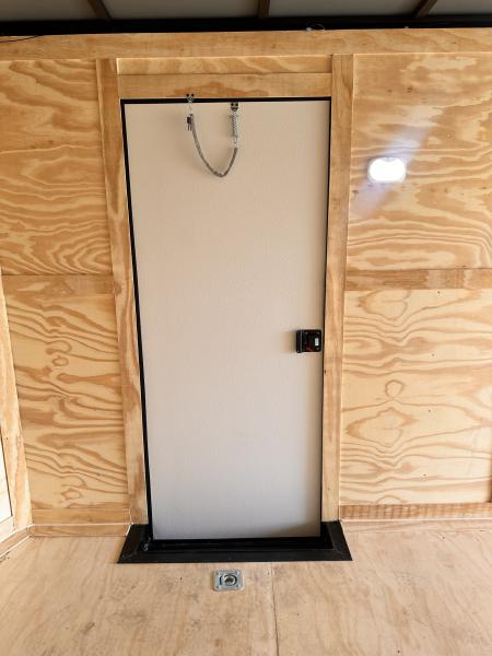 New 2026 Rock Solid 8.5x24 7'6" Interior Car Hauler-5200LB Torsion Axle-White Poly- Blackout-Enclosed Car Hauler