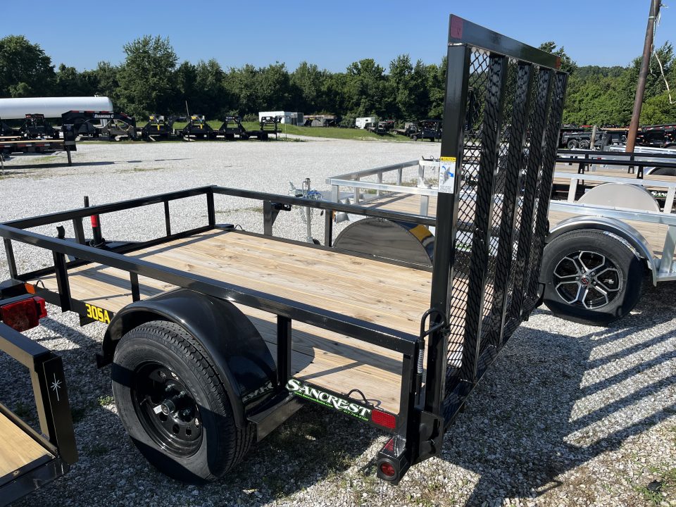New 2026 Big Tex Trailers 60x8 30SA SINGLE UTILITY W/ 4' RAMP GATE