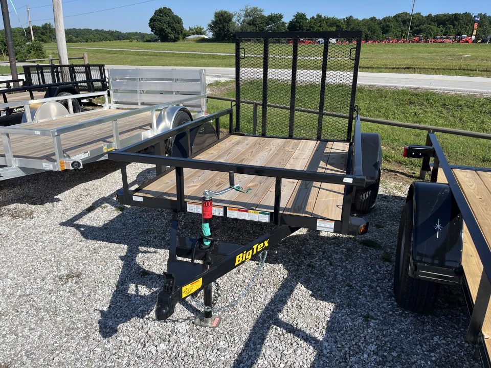 New 2026 Big Tex Trailers 60x8 30SA SINGLE UTILITY W/ 4' RAMP GATE