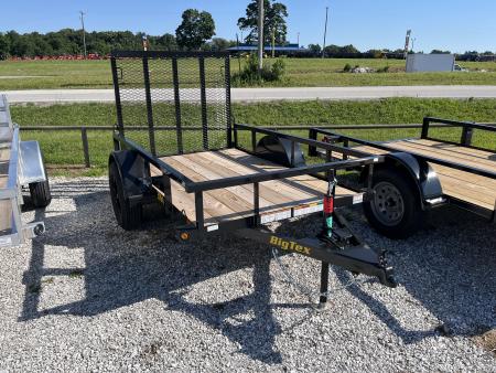 New 2026 Big Tex Trailers 60x8 30SA SINGLE UTILITY W/ 4' RAMP GATE