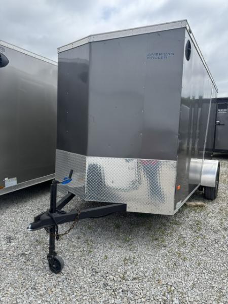 Used USED 2020 American Hauler Industries NH612SA Enclosed 6X12 SA RAMP DOOR (GVW: 2990) TWO TONED