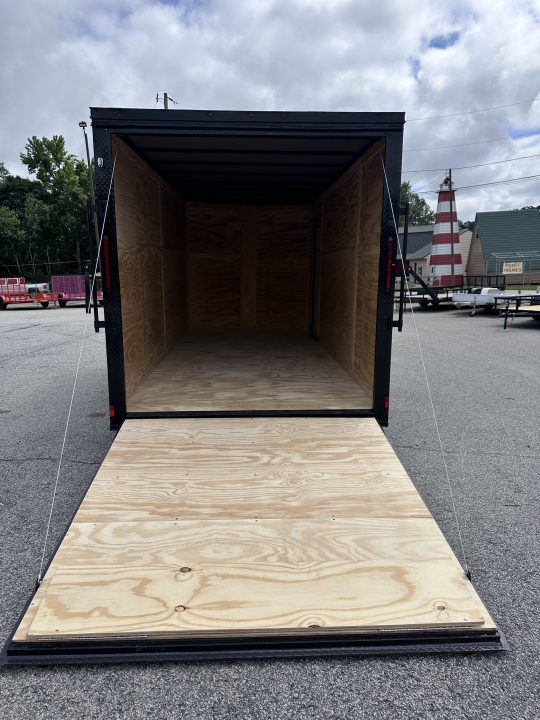 New 2026 7X16 TANDEM AXLE ENCLOSED TRAILER WITH BLACKOUT PACKAGE