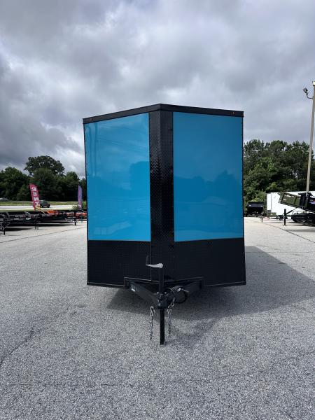 New 2026 7X16 TANDEM AXLE ENCLOSED TRAILER WITH BLACKOUT PACKAGE