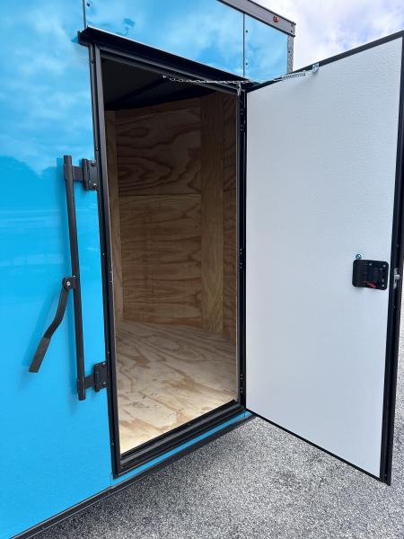 New 2026 7X16 TANDEM AXLE ENCLOSED TRAILER WITH BLACKOUT PACKAGE