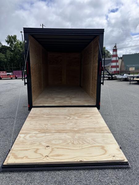 New 2026 7X16 TANDEM AXLE ENCLOSED TRAILER WITH BLACKOUT PACKAGE