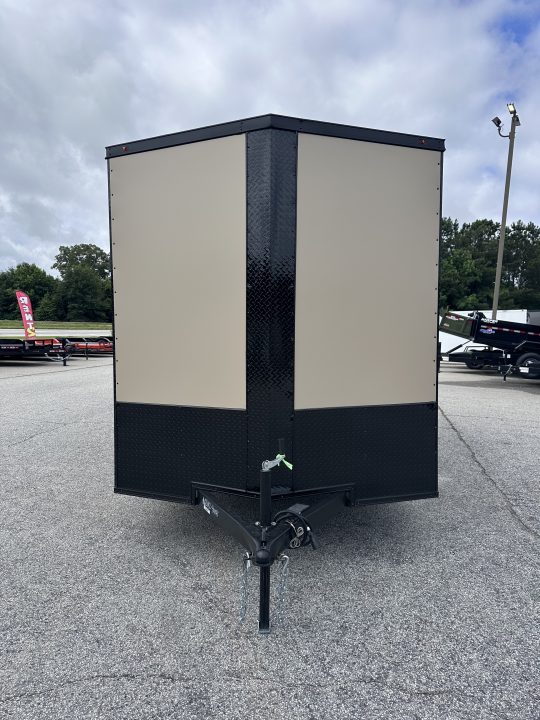 New 2026 7X16 TANDEM AXLE ENCLOSED TRAILER WITH BLACKOUT PACKAGE