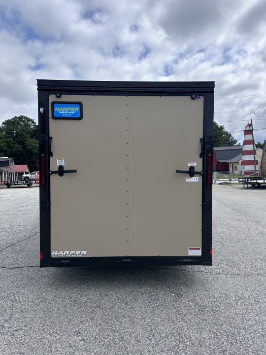 New 2026 7X16 TANDEM AXLE ENCLOSED TRAILER WITH BLACKOUT PACKAGE