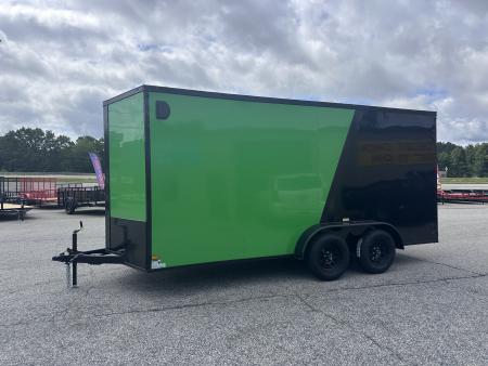 New 2026 7X16 TANDEM AXLE ENCLOSED TRAILER WITH BLACKOUT PACKAGE