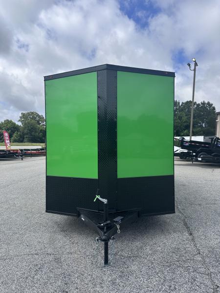 New 2026 7X16 TANDEM AXLE ENCLOSED TRAILER WITH BLACKOUT PACKAGE